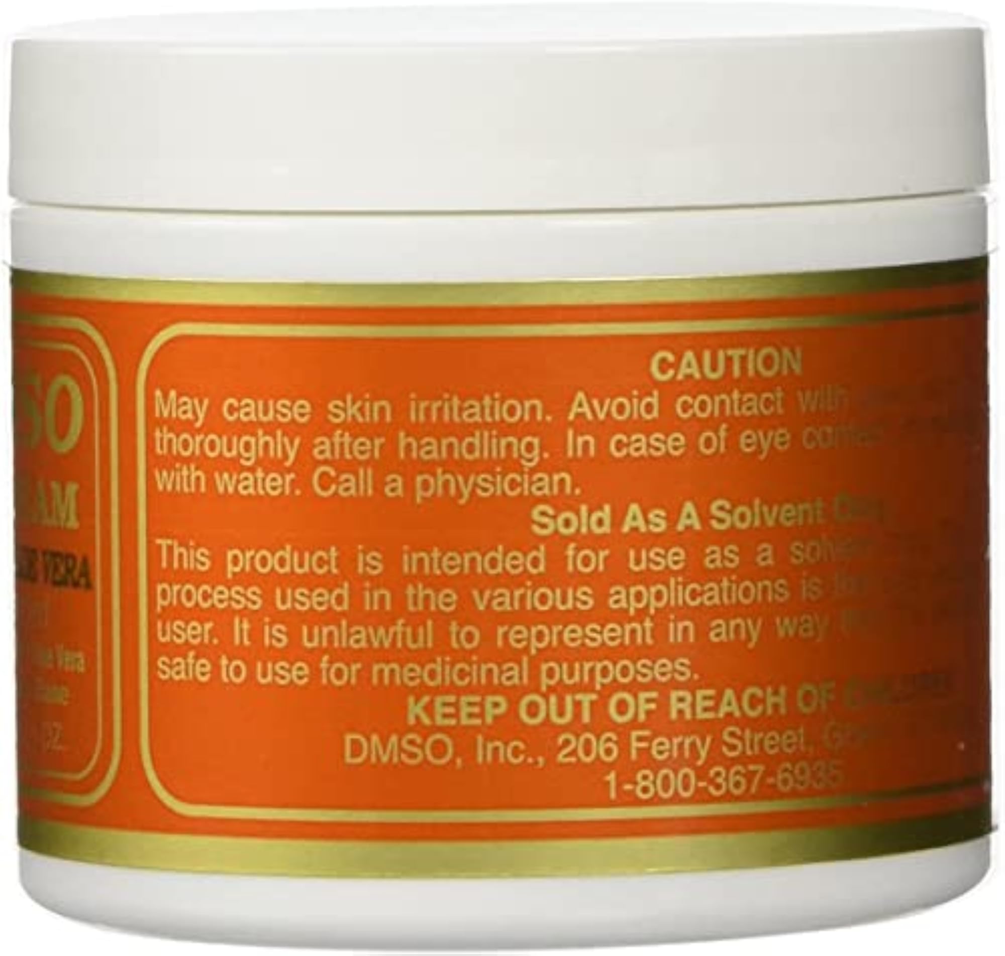 DMSO Cream Rose Scented, 2 oz